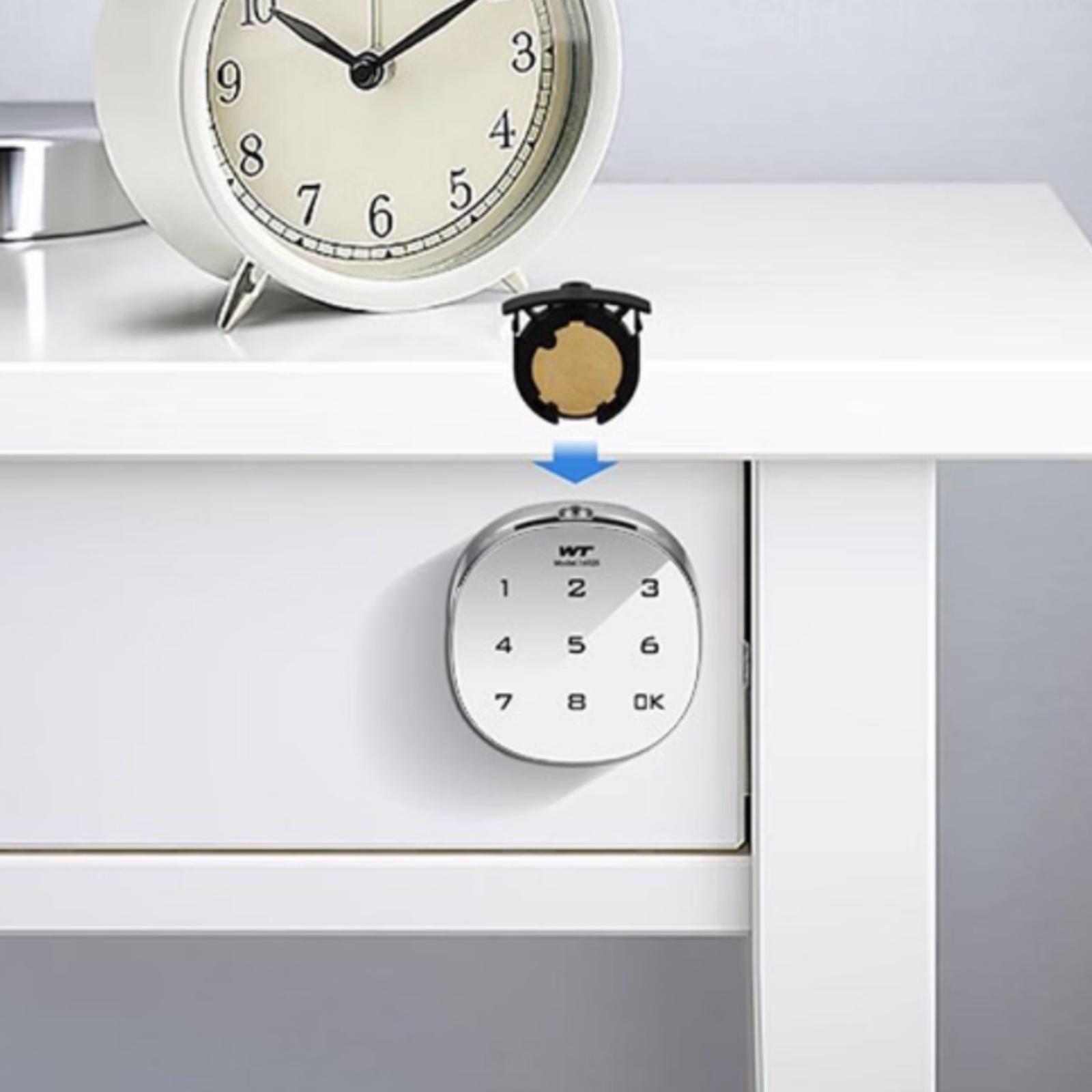 Home Security Keypad - Digital Cabinet Lock Power Memory Keypad