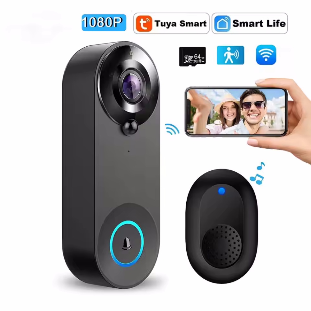Home Security Prices - Tuya 1080P Wireless WIFI Doorbell Video