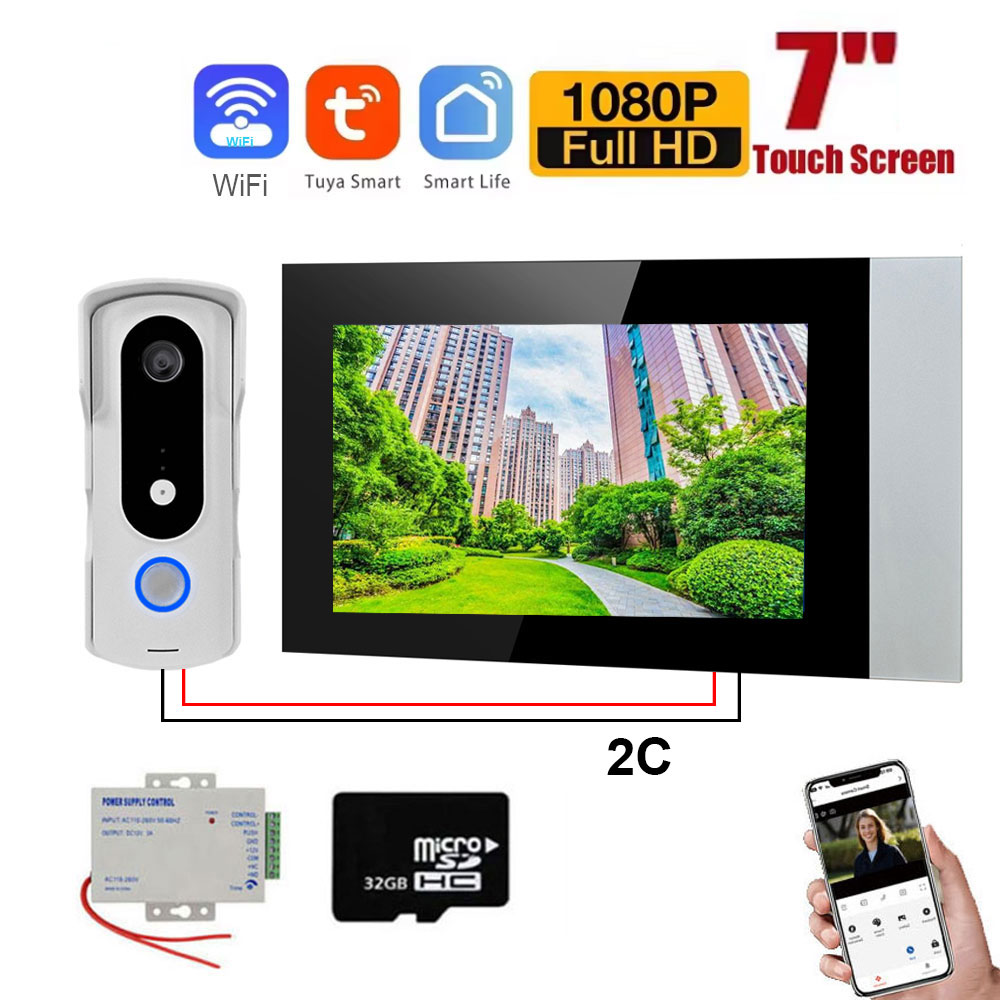 Home Security Cameras Uk - 2 Wire Smart Home Tuya Wifi