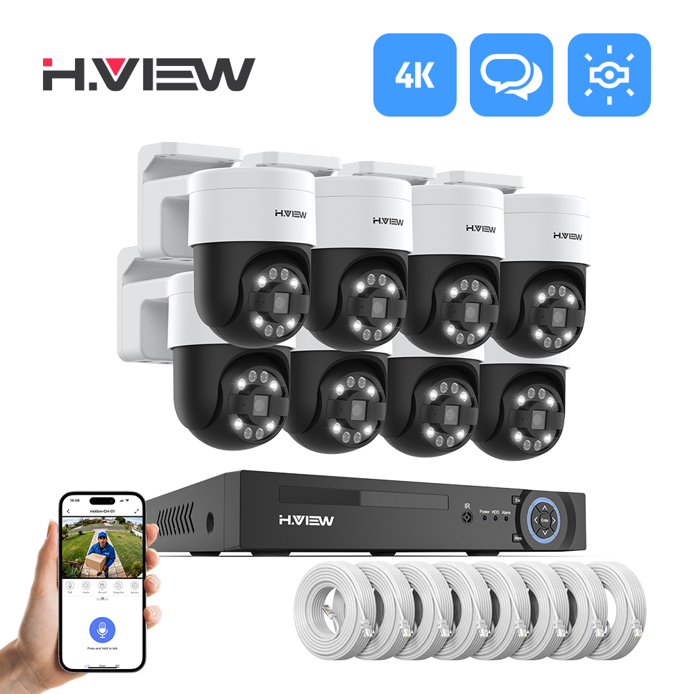 Home Security Brand - H.view 8Ch 4K 5MP 8MP Cctv