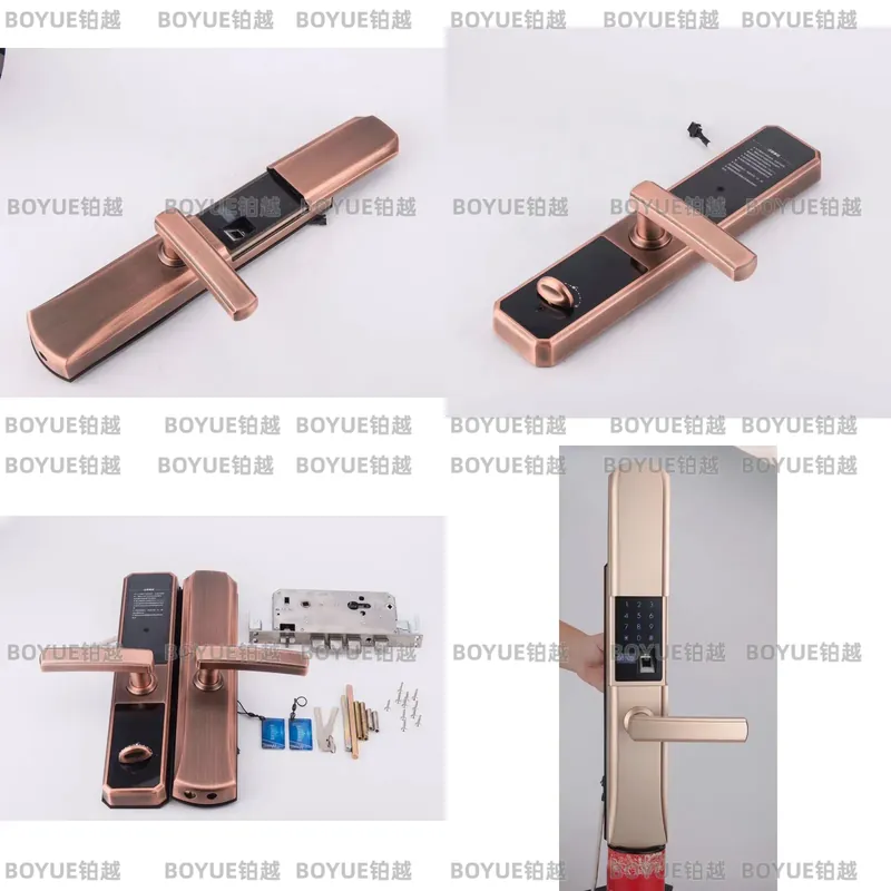 Home Security Lock System - Zinc Alloy Sliding Cover Fingerprint Smart