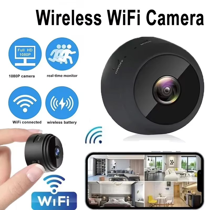 Home Security Wireless - New A9 Camera Wifi 1080p HD