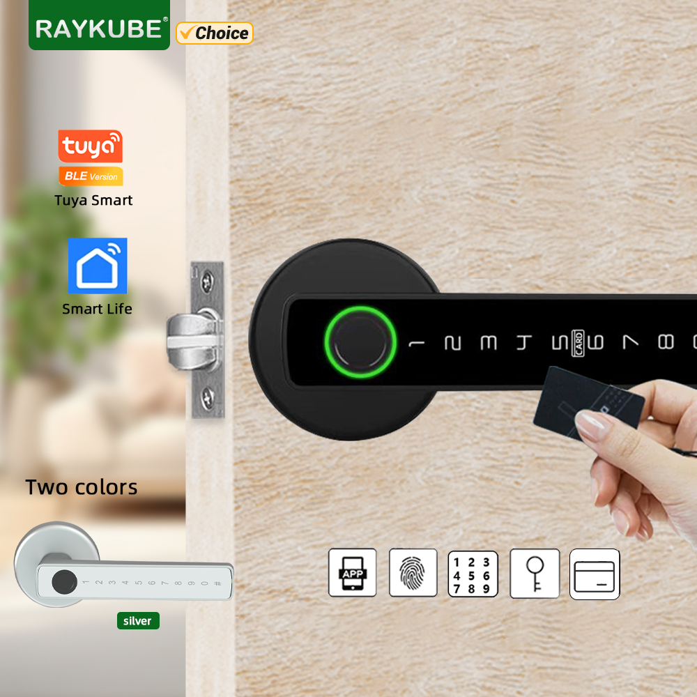Home Security Keypad - RAYKUBE M5 Tuya BLE Smart Fingerprint