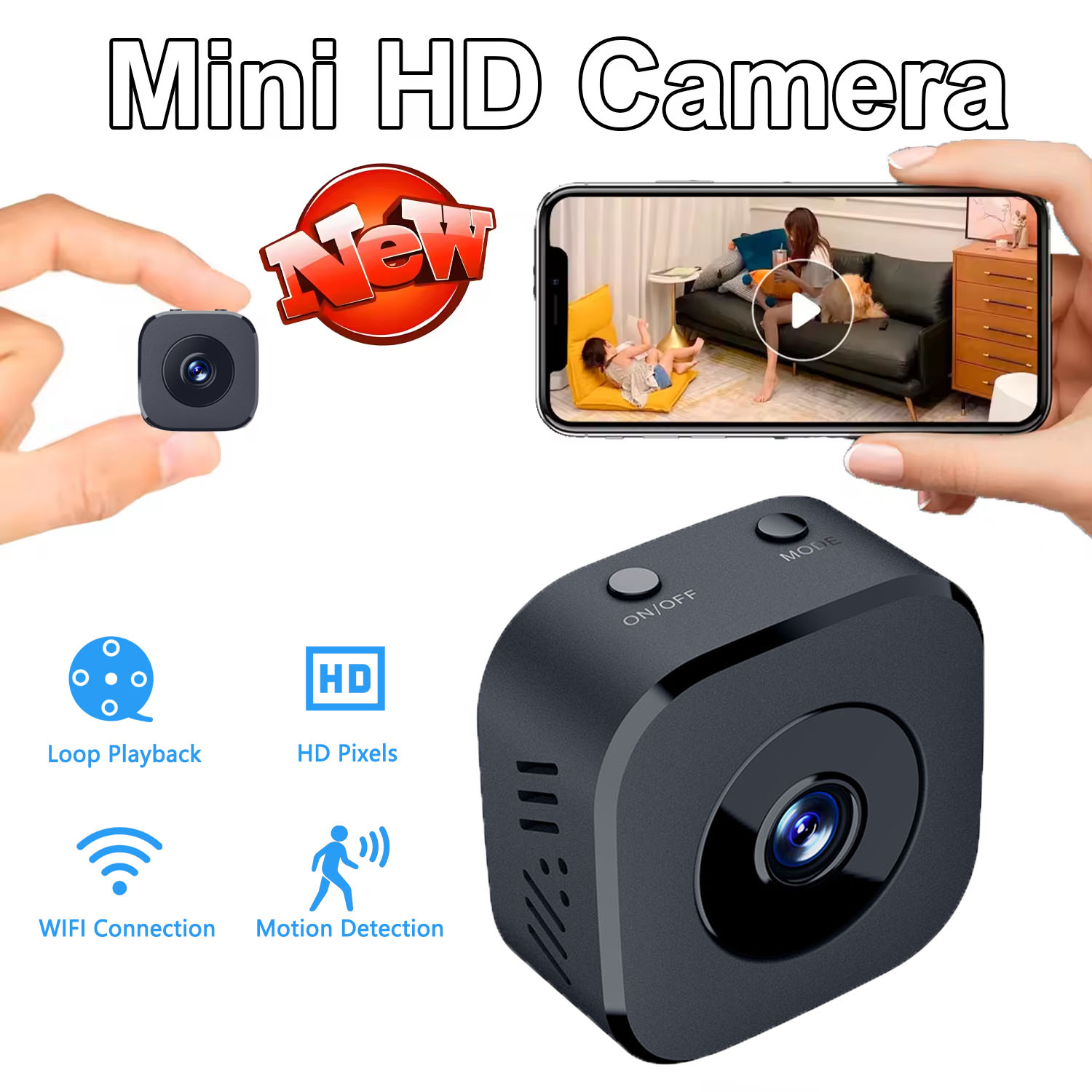 Home Security Prices - Security Camera 4K Mini Full Color