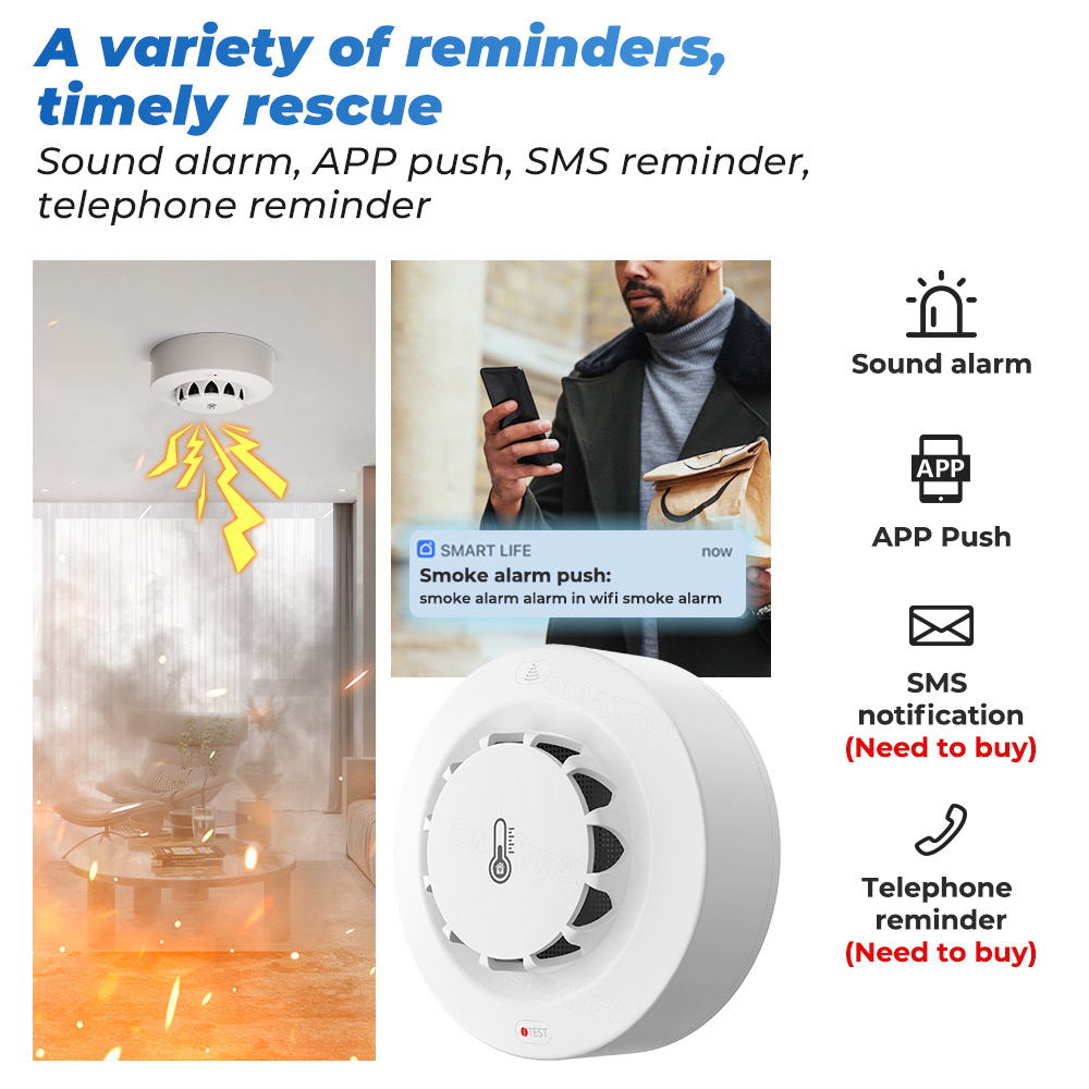 Tuya WiFi Temperature and Humi - огляд і ціна Home Security Wireless