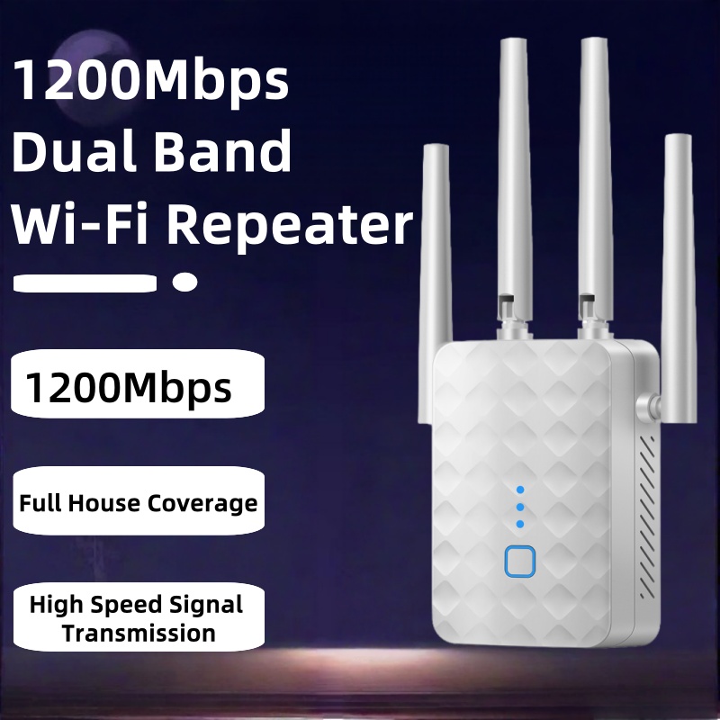 1200Mbps Dual Band WiFi Repeat - огляд і ціна Home Security Wireless