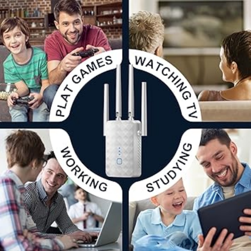 1200Mbps Dual Band WiFi Repeat - огляд і ціна Home Security Wireless
