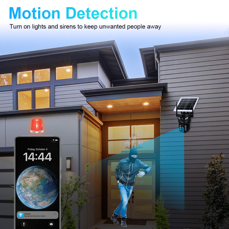 KERUI 6MP 4G SIM WiFi Solar Ca - огляд і ціна Home Security Brand
