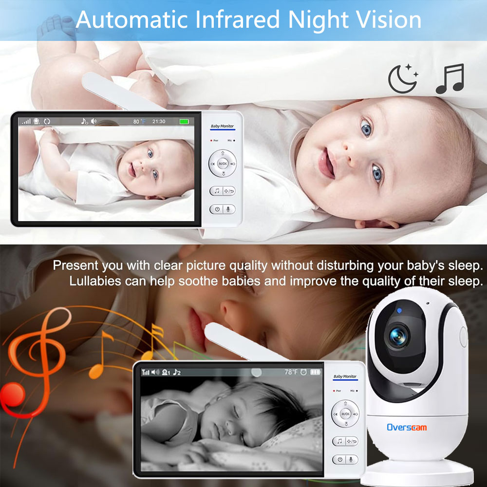 7.0 Inch Screen Baby Monitor 5 - огляд і ціна Home Security Cameras Uk