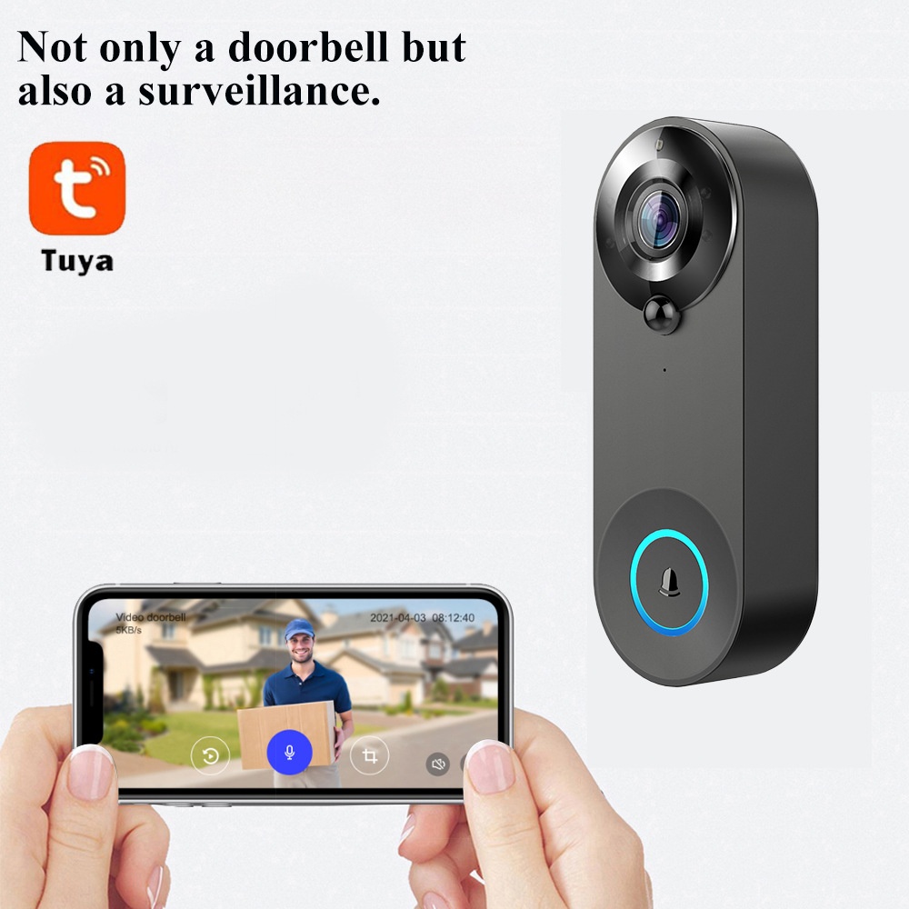 Tuya 1080P Wireless WIFI Doorb - огляд і ціна Home Security Prices