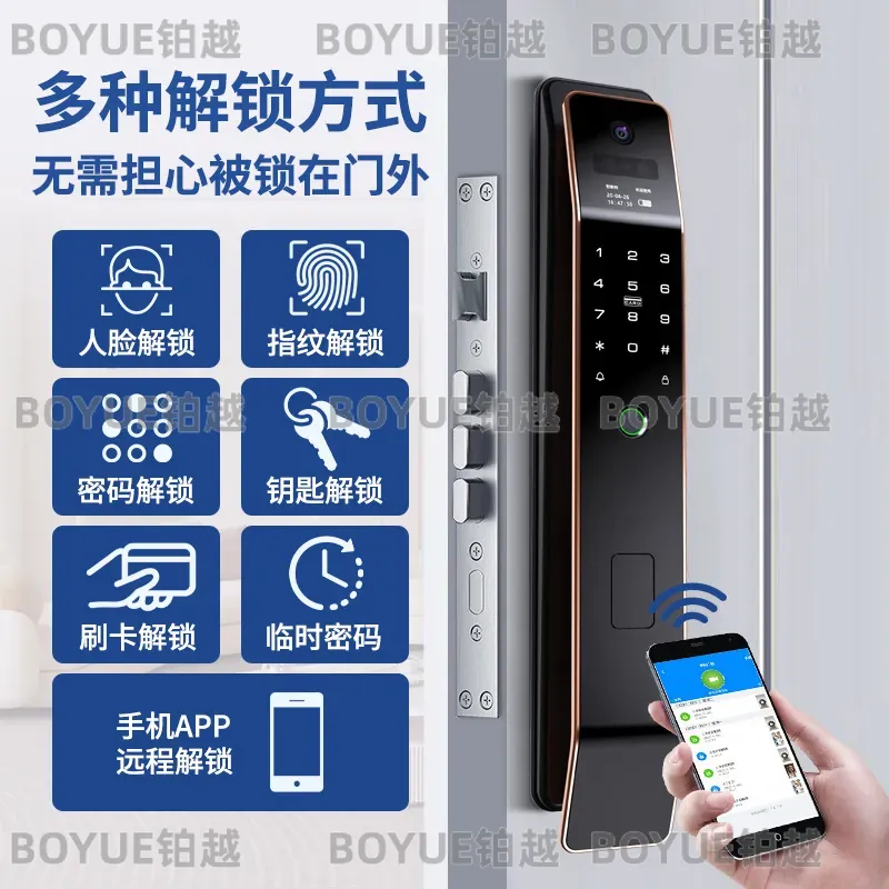 Zinc Alloy Smart Door Lock wit - огляд і ціна Home Security Lock System