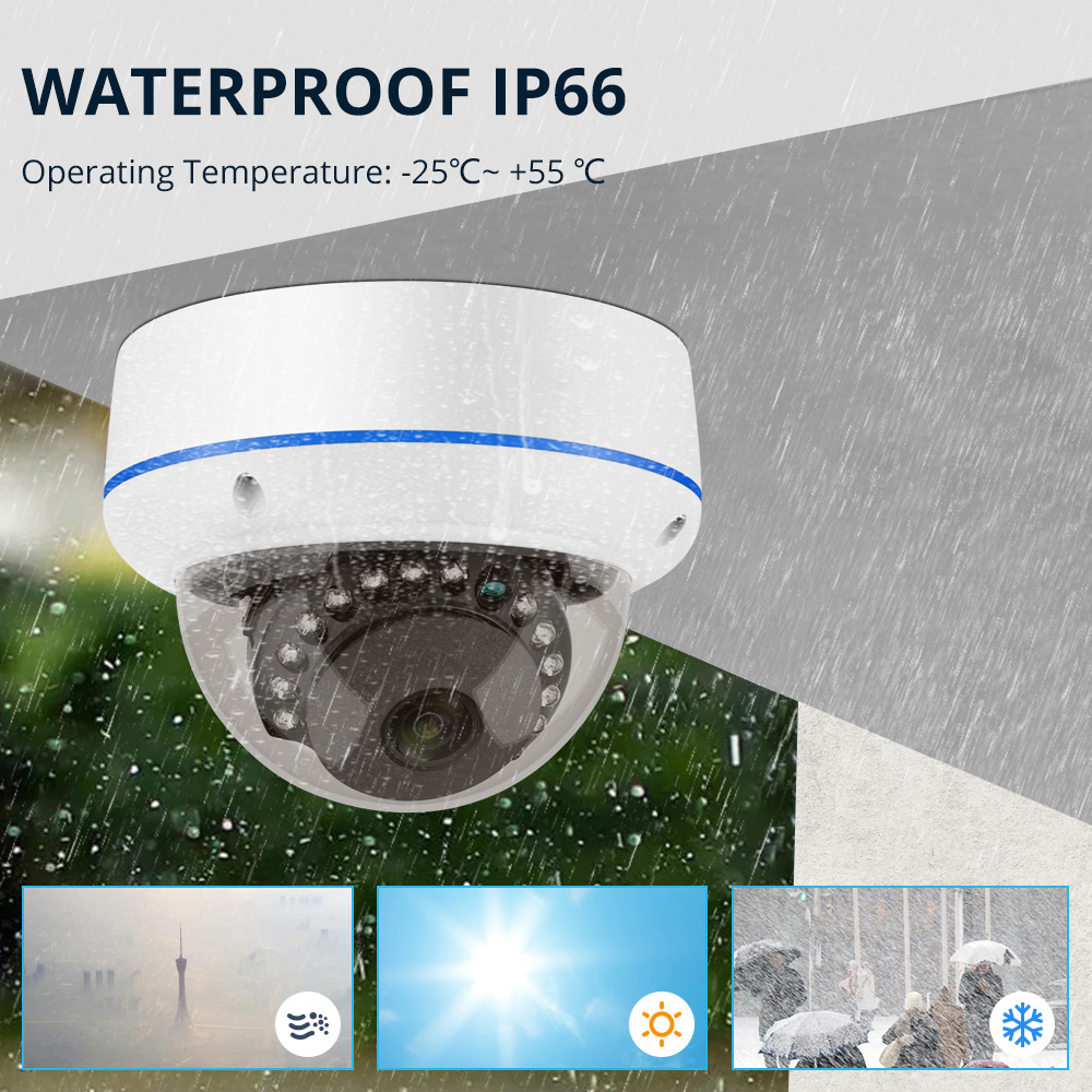 8CH 5MP POE Dome Security Came - огляд і ціна Home Security Video Recording Systems