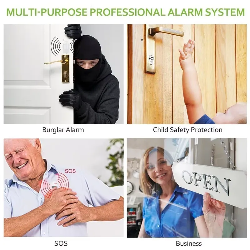 House Burglar Alarm Kit Auto D - огляд і ціна Home Security Wireless