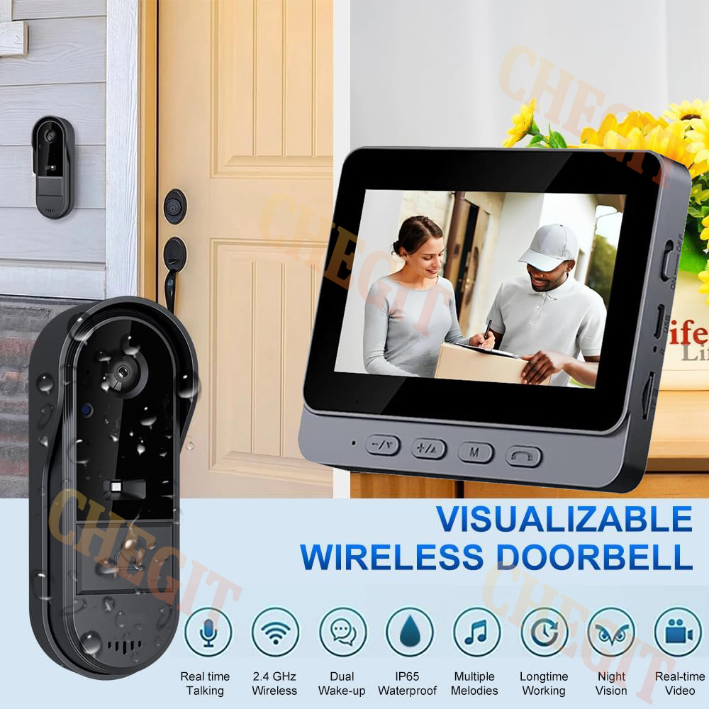 Wireless Wifi Doorbell Camera  - огляд і ціна Home Security Prices