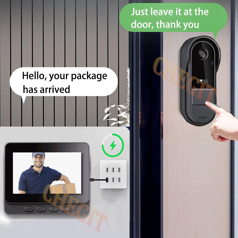 Wireless Wifi Doorbell Camera  - огляд і ціна Home Security Prices