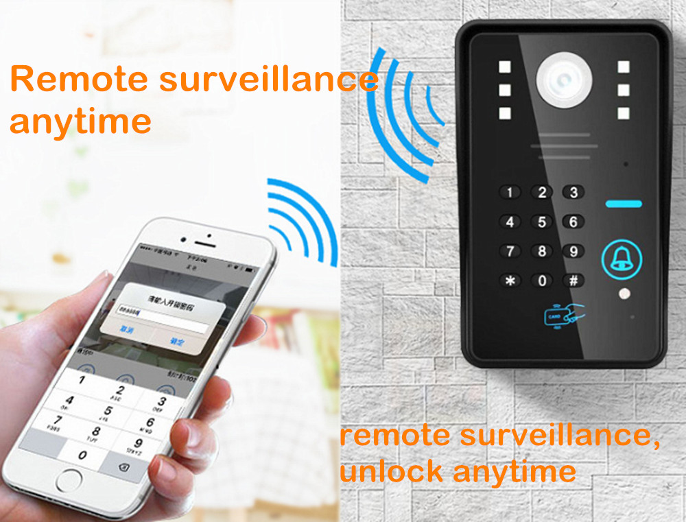 IP wifi video doorbell camera  - огляд і ціна Home Security Lock System
