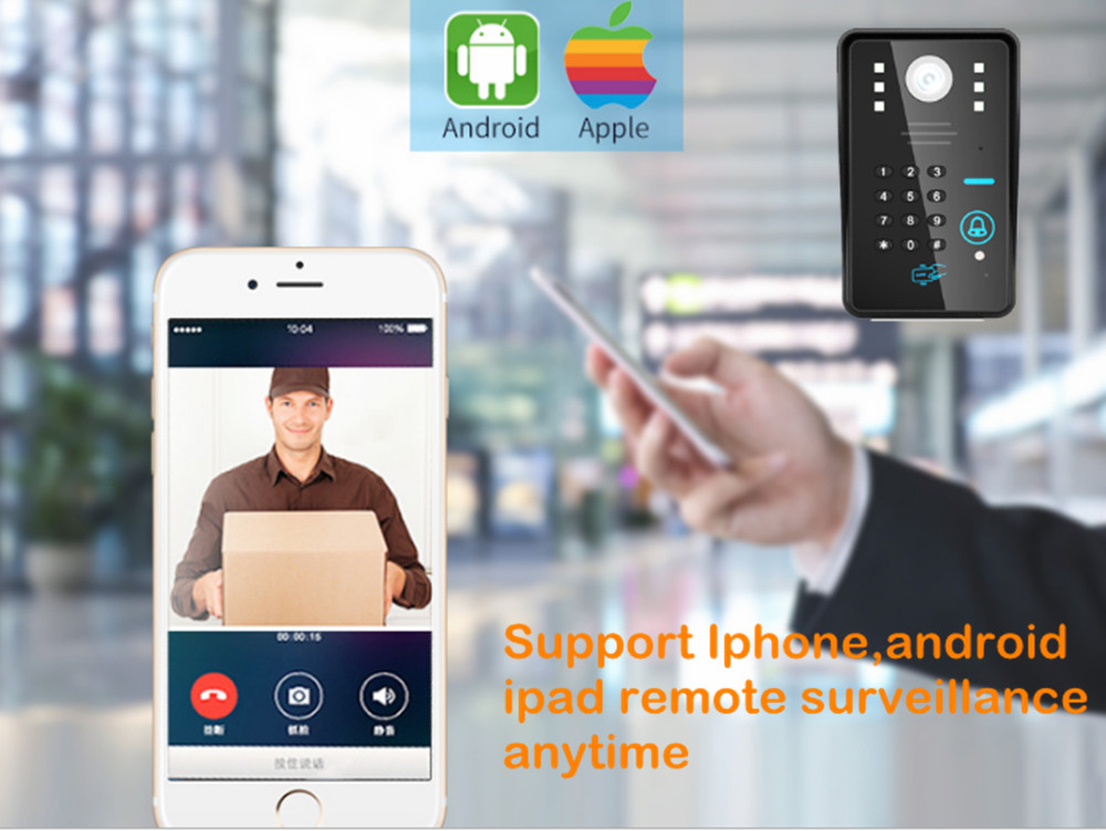 IP wifi video doorbell camera  - огляд і ціна Home Security Lock System