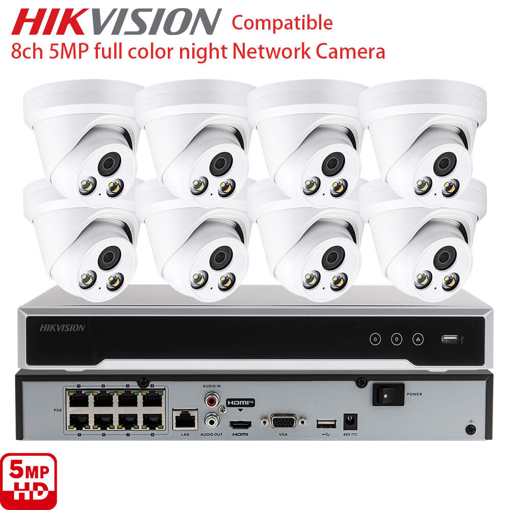 8CH 5MP IP CCTV Security Camer - огляд і ціна Home Security Video Recording Systems