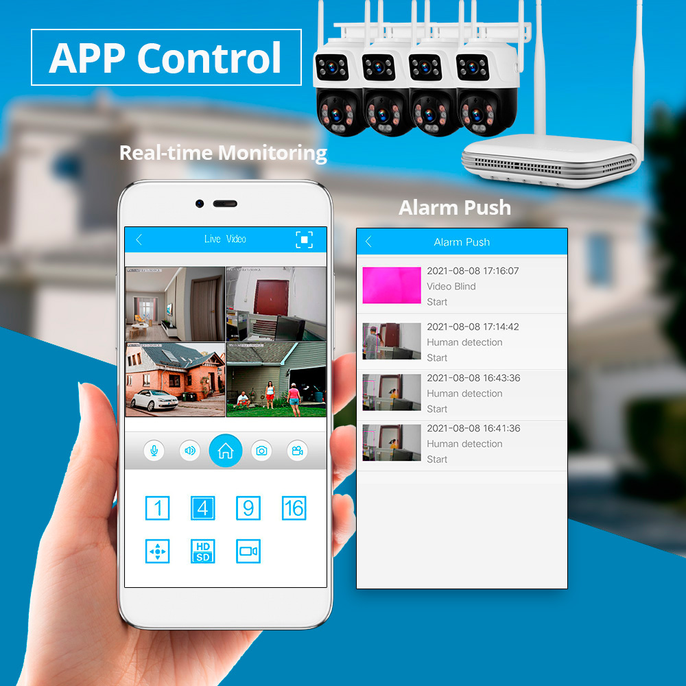 KERUI Waterproof 6MP HD Wirele - огляд і ціна Home Security Brand