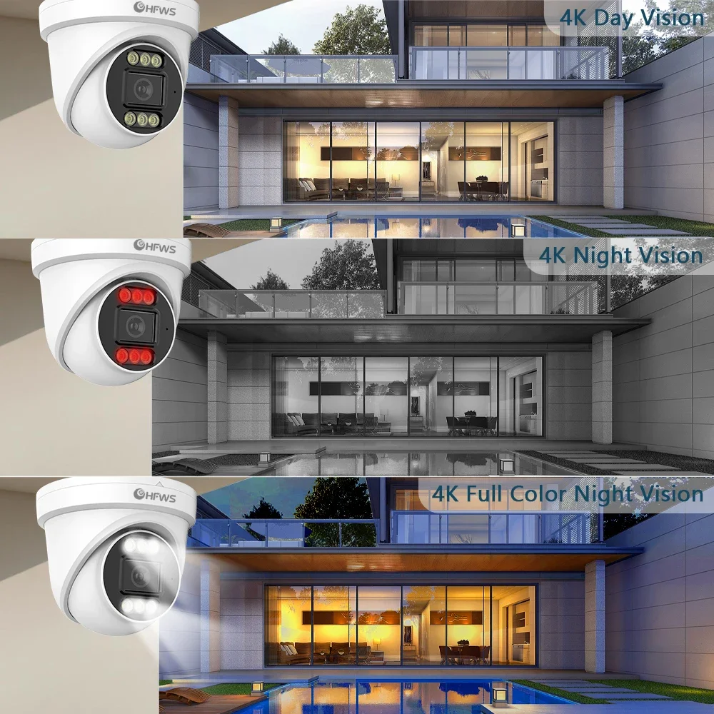 OEM 8MP 4K 25FPS PoE IP Camera - огляд і ціна Ip Camera Outdoor 4K