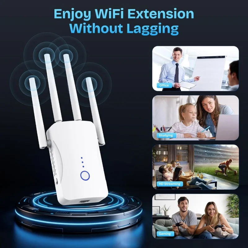 1200Mbps Dual Band WiFi Repeat - огляд і ціна Home Security Wireless