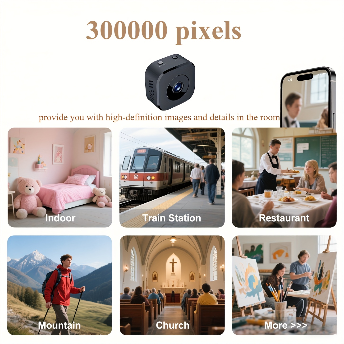 1080P HD Mini WiFi Camera Indo - огляд і ціна Home Security Wireless