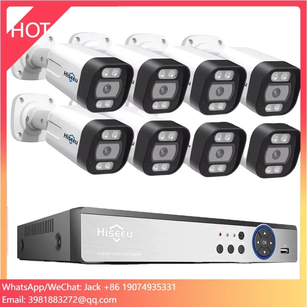 Hiseeu 4K 8channel 8mp Outdoor - огляд і ціна Ip Camera Outdoor 4K