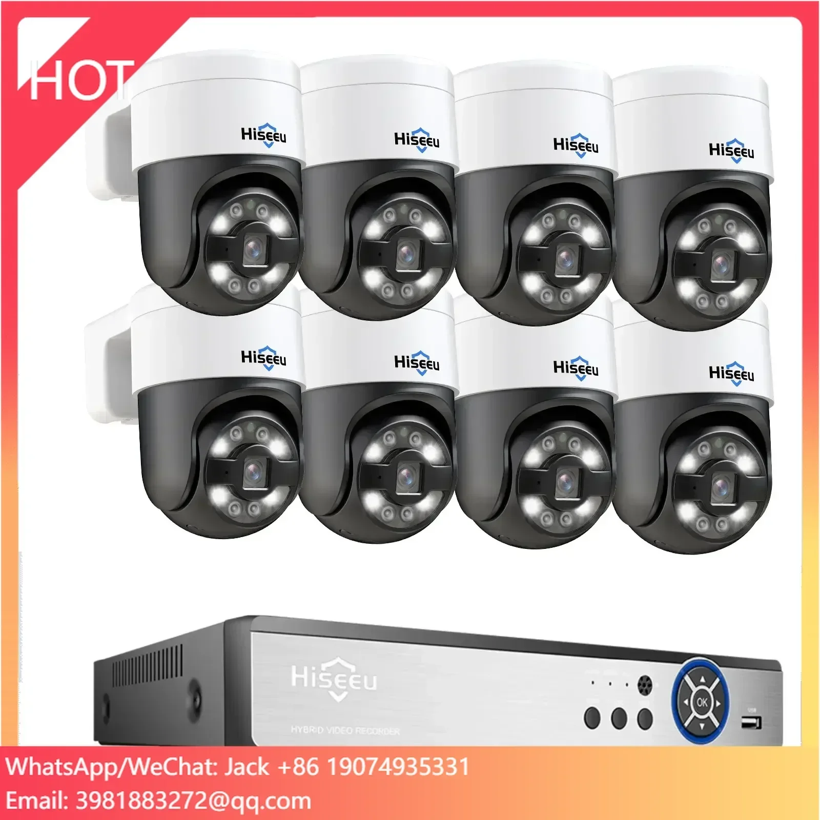 H.265 8Channel Ai Face Detecti - огляд і ціна Ip Camera Outdoor 4K