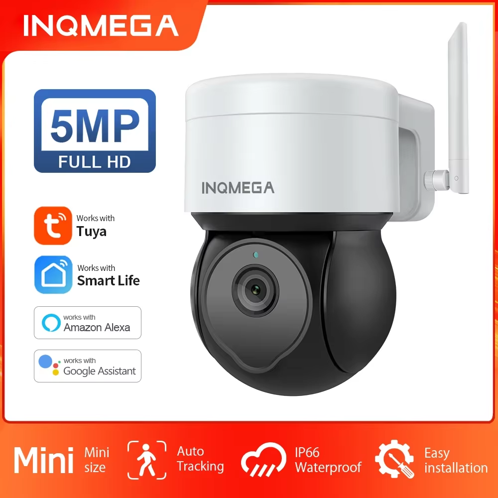INQMEGA 5MP Tuya Outdoor PTZ C - огляд і ціна Home Yard Security Cameras
