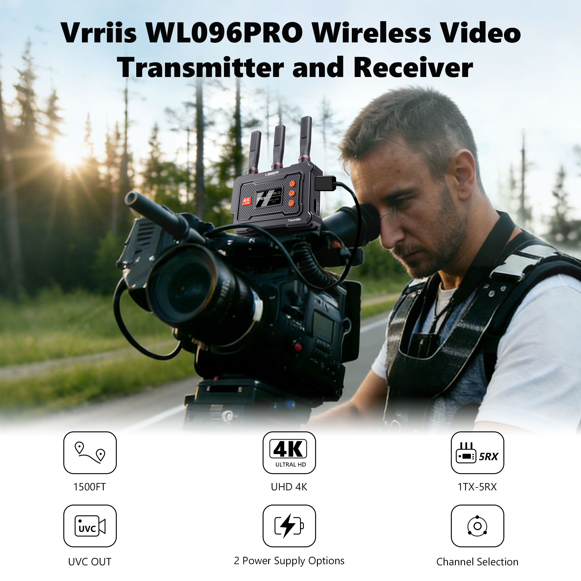 HDMI Wireless 4K Video Transmi - огляд і ціна Home Security Wireless