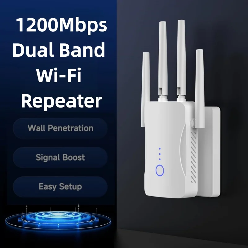 2.4G/5GHz Dual Band WiFi Repea - огляд і ціна Home Security Wireless
