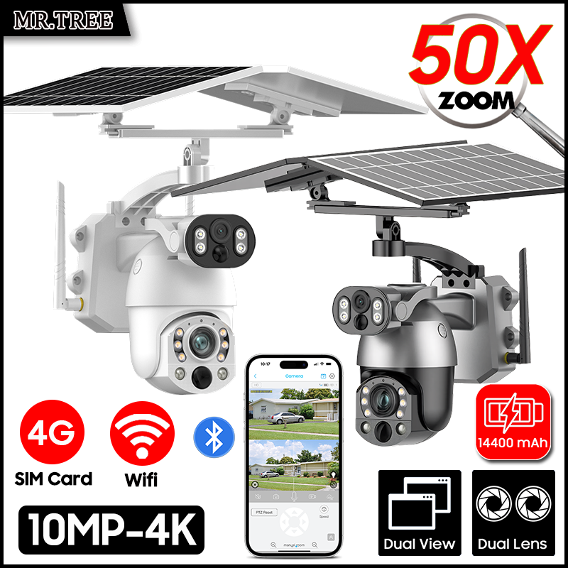 4K 50X Optical Zoom Dual Lens  - огляд і ціна Ip Camera Outdoor 4K