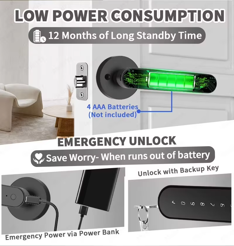 TTLock Smart Digital Door Lock - огляд і ціна Home Security Keypad
